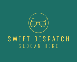 Yellow Summer Sunglasses  logo design