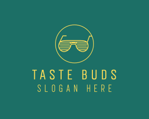 Yellow Summer Sunglasses  logo design