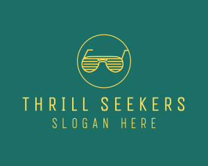 Yellow Summer Sunglasses  logo design