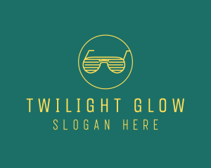 Yellow Summer Sunglasses  logo design