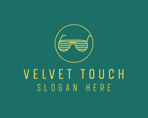 Yellow Summer Sunglasses  logo design