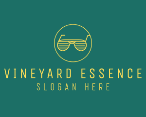 Yellow Summer Sunglasses  logo design