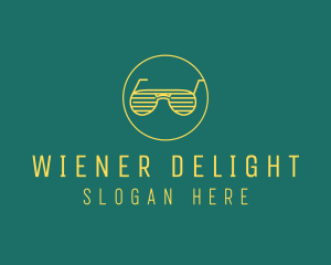 Yellow Summer Sunglasses  logo design