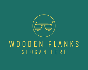 Yellow Summer Sunglasses  logo design