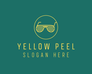 Yellow Summer Sunglasses  logo design