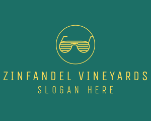 Yellow Summer Sunglasses  logo design