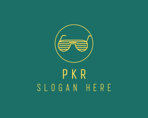 Yellow Summer Sunglasses  logo design