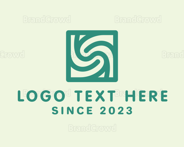 Spiral Letter S Pattern Logo