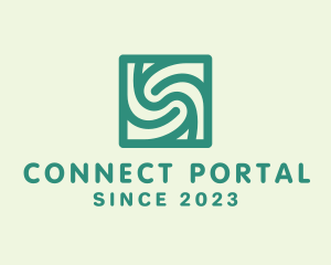 Portal - Spiral Letter S Pattern logo design