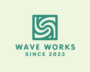 Wavy - Spiral Letter S Pattern logo design