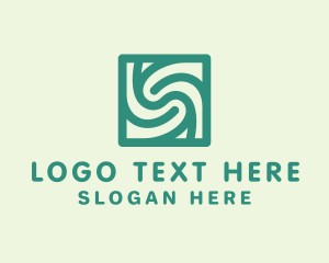 Spiral Letter S Pattern Logo