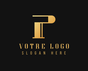 Art Deco Boutique Pillar Logo