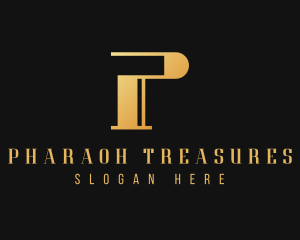 Art Deco Boutique Pillar logo design