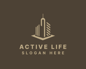 Urban Building Apartment Logo