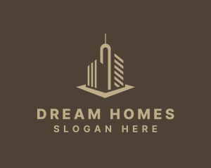 Urban Building Apartment Logo