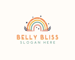 Prenatal - Rainbow Kindergarten Boho logo design