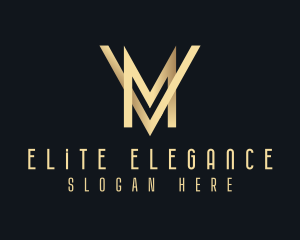 Five Star - Deluxe Entertainment Company Letter MV logo design