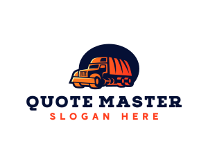 Truck Vehicle Logistics Logo