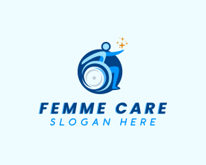 Disability Physiotherapy Care logo design