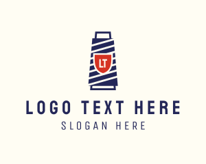 Seamster - Thread Crest Tailor logo design