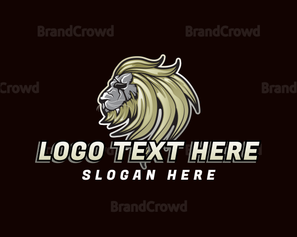 Lion Mascot Gaming Logo