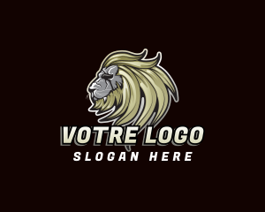 Lion Mascot Gaming Logo