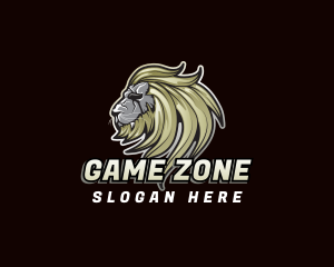 Lion Mascot Gaming logo design