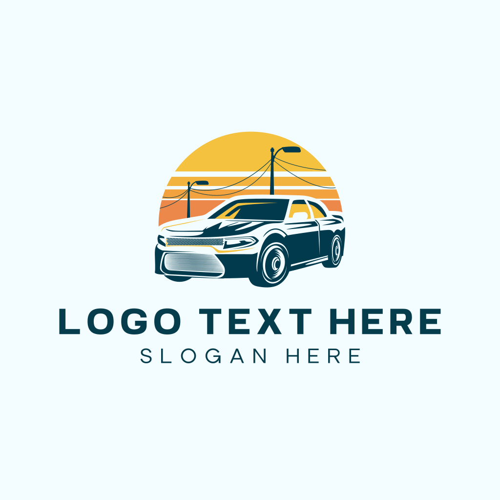 Sunset Car Ride Logo | BrandCrowd Logo Maker