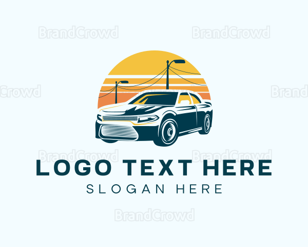 Sunset Car Ride Logo