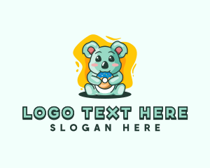 Food - Koala Donut Food logo design