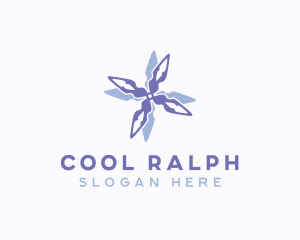 Fan Propeller Cooling logo design