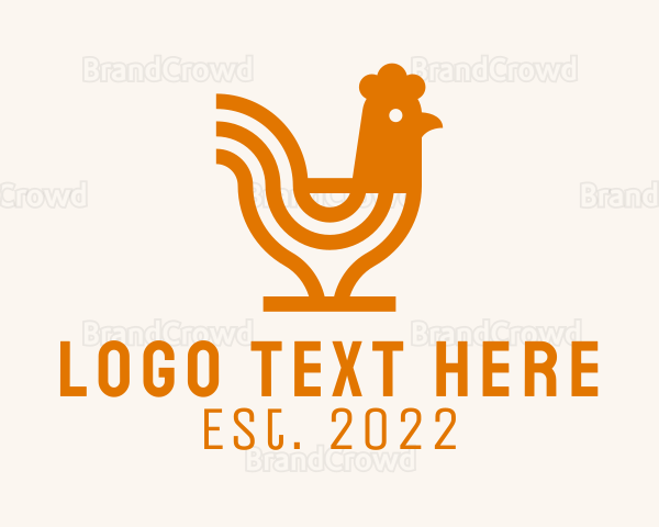 Fried Chicken Restaurant Logo