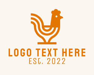 Rooster - Fried Chicken Restaurant logo design