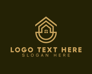 Roof - Realty House Property logo design