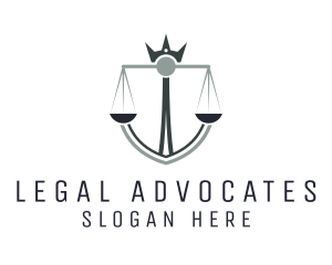 Royal Justice Scale  logo design