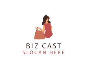 Dress - Fashion Woman Bag logo design