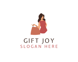 Fashion Woman Bag logo design