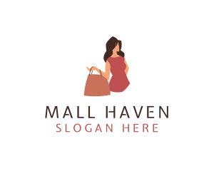 Fashion Woman Bag logo design