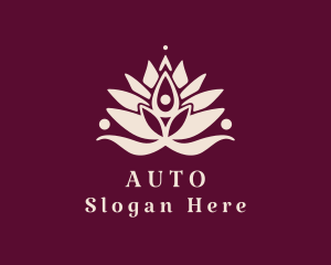 Human Lotus Petals  Logo