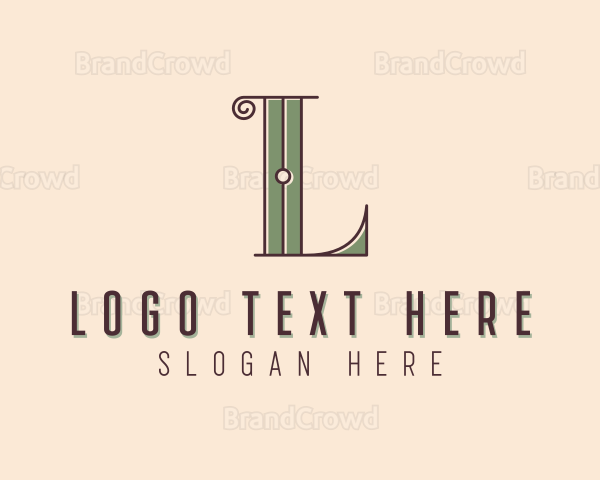 Interior Designer Letter L Logo