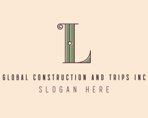 Tailoring - Interior Designer Letter L logo design
