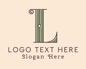 Fashion Designer - Interior Designer Letter L logo design