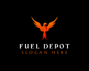 Gasoline - Phoenix Heat Fire logo design