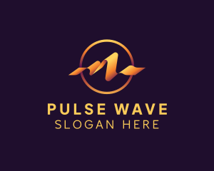 Frequency - Frequency Wave Technology logo design