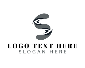 Modern Wave Generic Letter S logo design