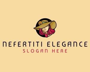 Female Hat Fashion logo design