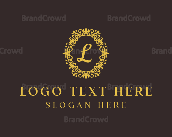 Royalty Frame Ornament Logo