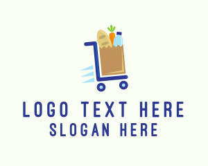 Supermarket - Grocery Food Market logo design