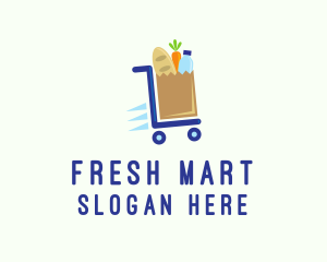 Supermarket - Grocery Food Market logo design
