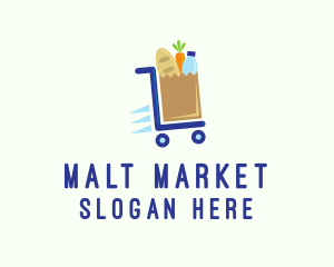 Grocery Food Market logo design